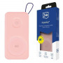 3MK PastelUp akupank 10000 mAh 22.5W, MagSafe, Qi, USB-A, USB-C, Lightning, roosa