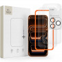 Tech-Protect Easy Set+ karastatud klaasi komplekt Apple iPhone 18 Pro ekraanile ja kaamerale, läbipaistev (3 tk)