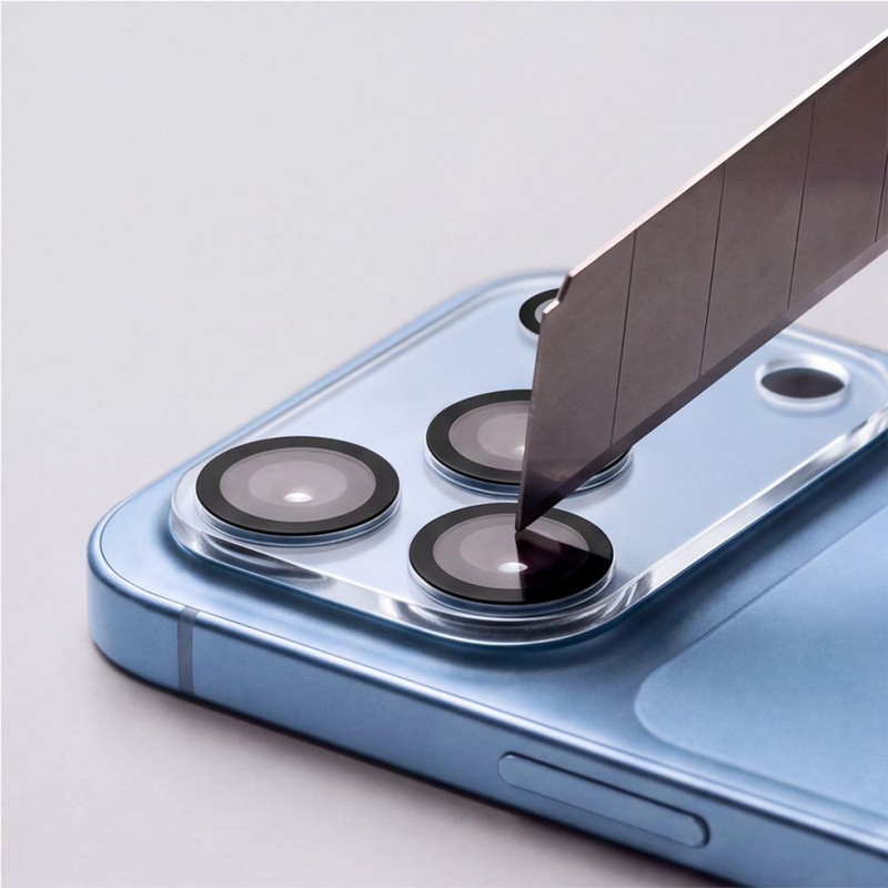 Tech-Protect Cam Fit+ kaamerakate Apple iPhone 18 Pro Max-le, läbipaistev