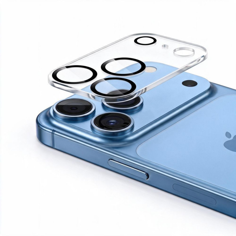 Tech-Protect Cam Fit+ kaamerakate Apple iPhone 18 Pro jaoks, läbipaistev