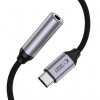 Tech-Protect Ultraboost USB-C 3,5 mm mini-jacki DAC-adapter, raudhall