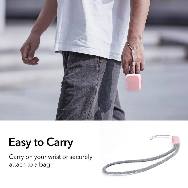 ESR Orbit HaloLock MagSafe ümbris Apple AirPods 4-le, roosa