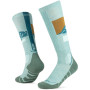 Buff Merino HW Over The Calf Sokid HWO1 Sea Green L