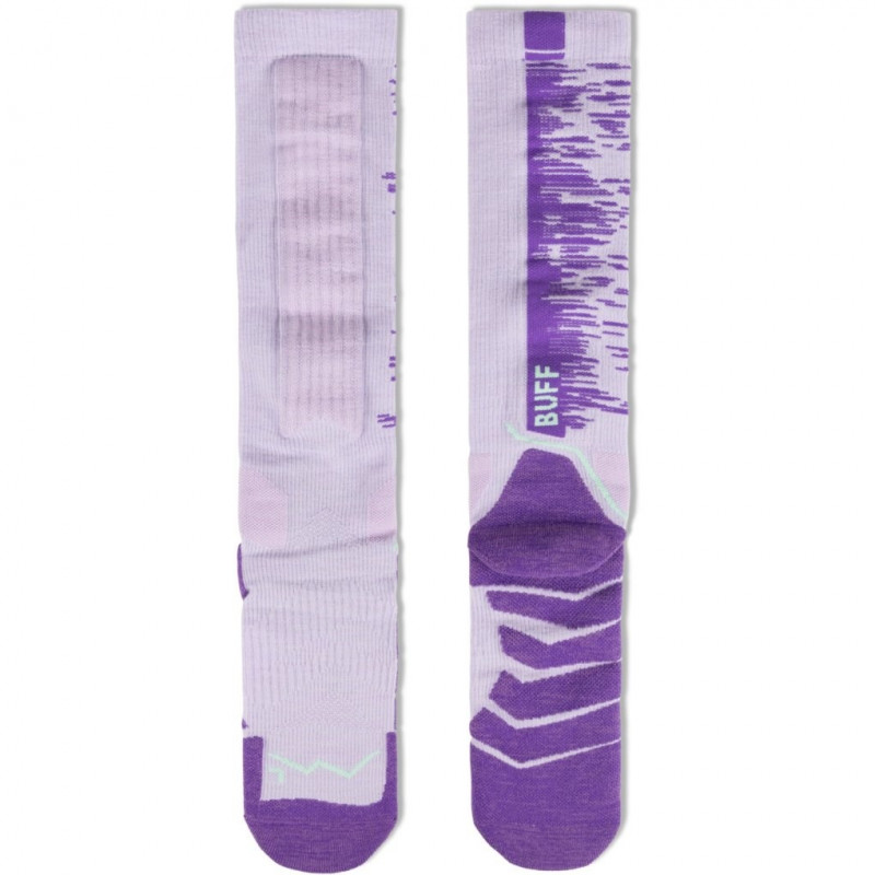 Buff Merino HW Over The Calf Socks HWO2 Lilac Ice