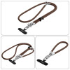 Tech-Protect C10S Rope ristipaela ja randmepaela komplekt, Walnut Brown/Titanium