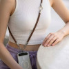 Tech-Protect C10S Rope ristipaela ja randmepaela komplekt, Walnut Brown/Titanium