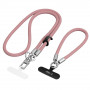 Tech-Protect C10S Rope ristipaela ja randmepaela komplekt, Dusty Rose/Titanium