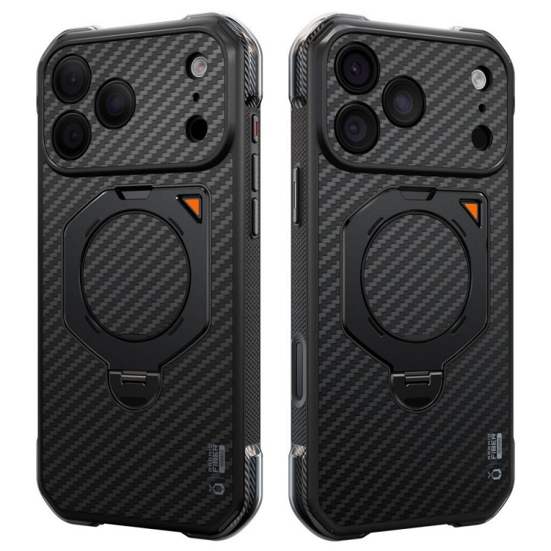 Supcase UB Aero MagSafe Aramid ümbris Apple iPhone 17 Pro Max / 18 Pro Max jaoks, must
