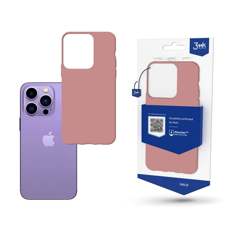 3MK Matt Case Apple iPhone 14 Pro Max jaoks, roosa