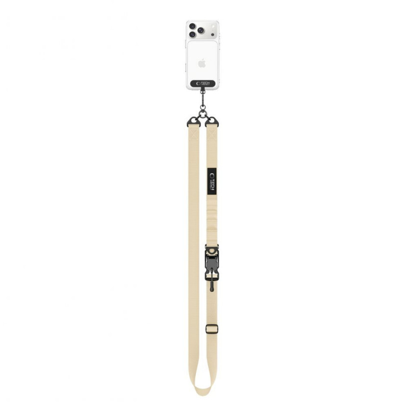 Tech-Protect C9S Rope ristkandmisrihm telefonile, Sienna Beige