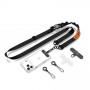 Tech-Protect C9S Rope ristkandmisrihm telefonile, must/oranž