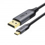 Tech-Protect UltraBoost USB-C - DisplayPort 1.4 kaabel, 8K 60Hz, 180 cm, must