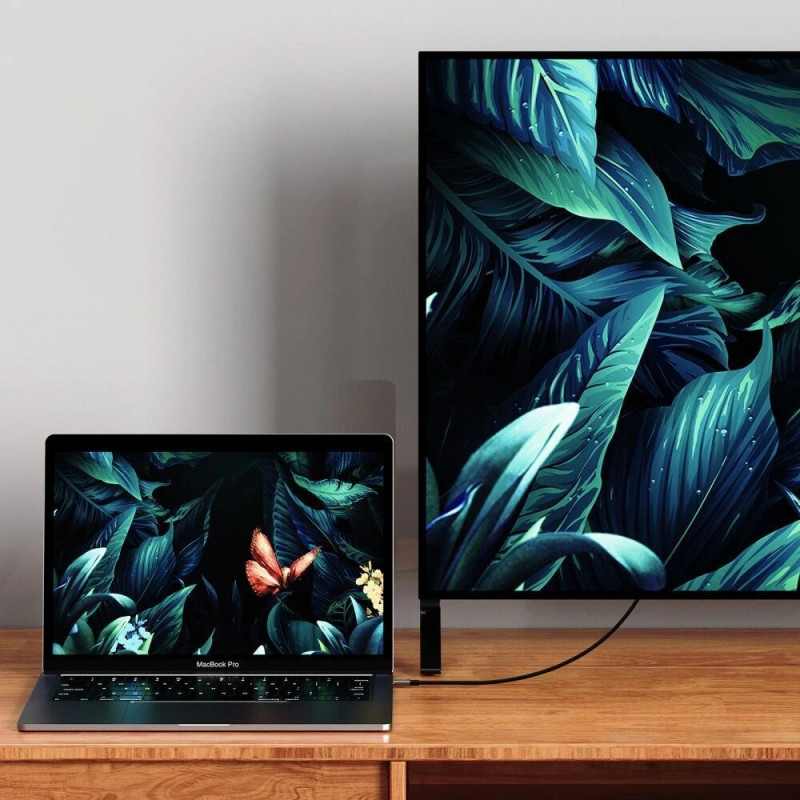 Tech-Protect UltraBoost USB-C - DisplayPort 1.4 kaabel, 8K 60Hz, 180 cm, must