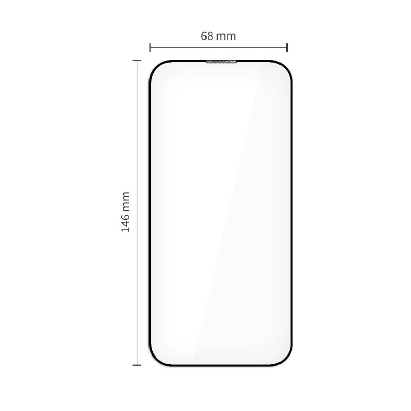 Tech-Protect Quick Set+ THP4500 karastatud klaasist ekraanikaitse Apple iPhone 17 Pro jaoks, must (2 tk)