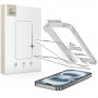 Tech-Protect Quick Set+ THP4498 karastatud klaasist ekraanikaitse Apple iPhone 17 jaoks, must (2 tk)