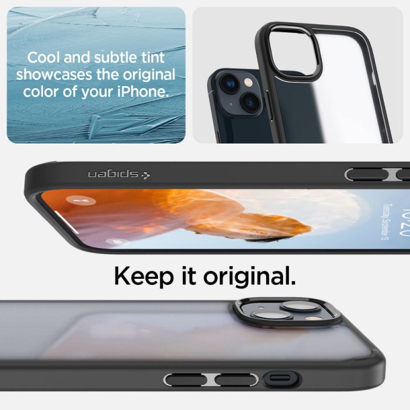 Spigen Ultra Hybrid Apple iPhone 14 Plus / 15 Plus ümbris, Frost Black