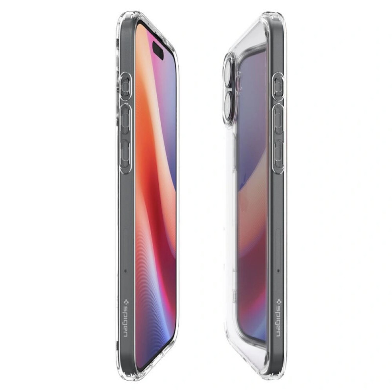 Spigen Ultra Hybrid kaitsekott Apple iPhone 16-le, Crystal Clear
