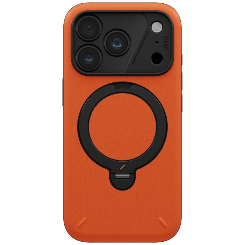 UNIQ Elix ümbris Apple iPhone 18 Pro / 17 Pro jaoks, 360 pöörlev tugijalg, oranž