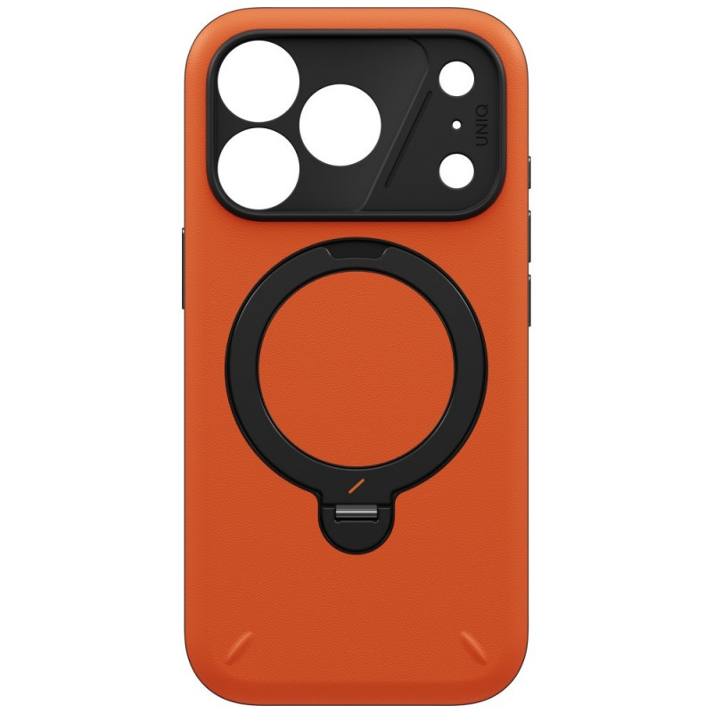 UNIQ Elix ümbris Apple iPhone 18 Pro / 17 Pro jaoks, 360 pöörlev tugijalg, oranž