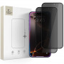 Tech-Protect Glass Spy+ THP4509 privaatsusklaasiga karastatud kaitseklaas Apple iPhone 16 Pro / 17 / 17 Pro jaoks (2 tk)