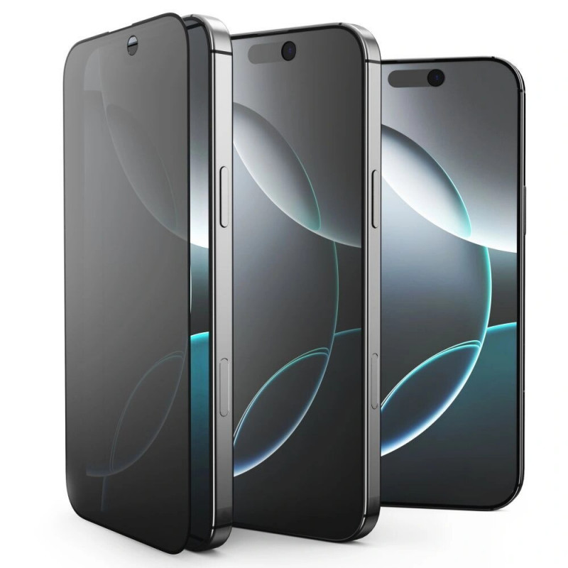 Tech-Protect Glass Spy+ THP4509 privaatsusklaasiga karastatud kaitseklaas Apple iPhone 16 Pro / 17 / 17 Pro jaoks (2 tk)