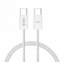 Tech-Protect Ultraboost Classic USB-C / USB-C PD kaabel, 60W, 3A, 100 cm, valge