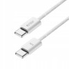 Tech-Protect Ultraboost Classic USB-C / USB-C PD kaabel, 60W, 3A, 100 cm, valge