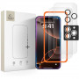 Tech-Protect Easy Set+ karastatud klaasist ekraanikaitsme komplekt Apple iPhone 16 Pro Max / 17 Pro Max jaoks, läbipaistev (2+1 tk)