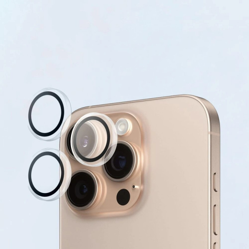 Tech-Protect Easy Set+ karastatud klaasist ekraanikaitsme komplekt Apple iPhone 16 Pro Max / 17 Pro Max jaoks, läbipaistev (2+1 tk)
