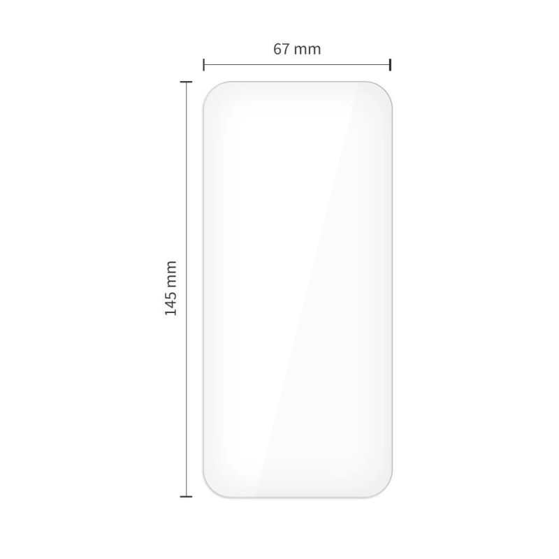 Tech-Protect Easy Set+ karastatud klaasist ekraanikaitsme komplekt Apple iPhone 17 jaoks, läbipaistev (2+1 tk)