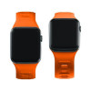 3mk silikoonist kellarihm Apple Watch'ile 38/40/41 mm, oranž