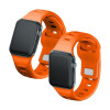 3mk silikoonist kellarihm Apple Watch'ile 38/40/41 mm, oranž