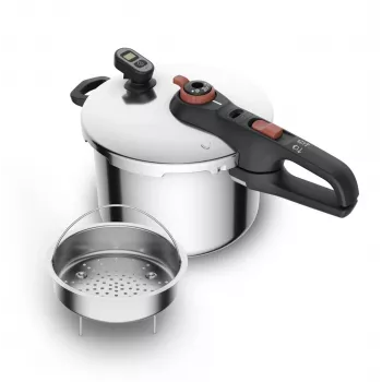 Tefal Secure Pressure pliidil kasutatav hermeetiline kiirkeedupott 6 L P2590701