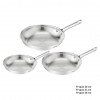 Tefal Duetto On B866S334 pannide komplekt, 3 tk, 20/24/28 cm, roostevaba teras
