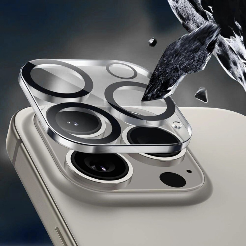 Tech-Protect Cam Fit+ kaamera objektiivi karastatud klaas Apple iPhone 17 Pro jaoks, läbipaistev