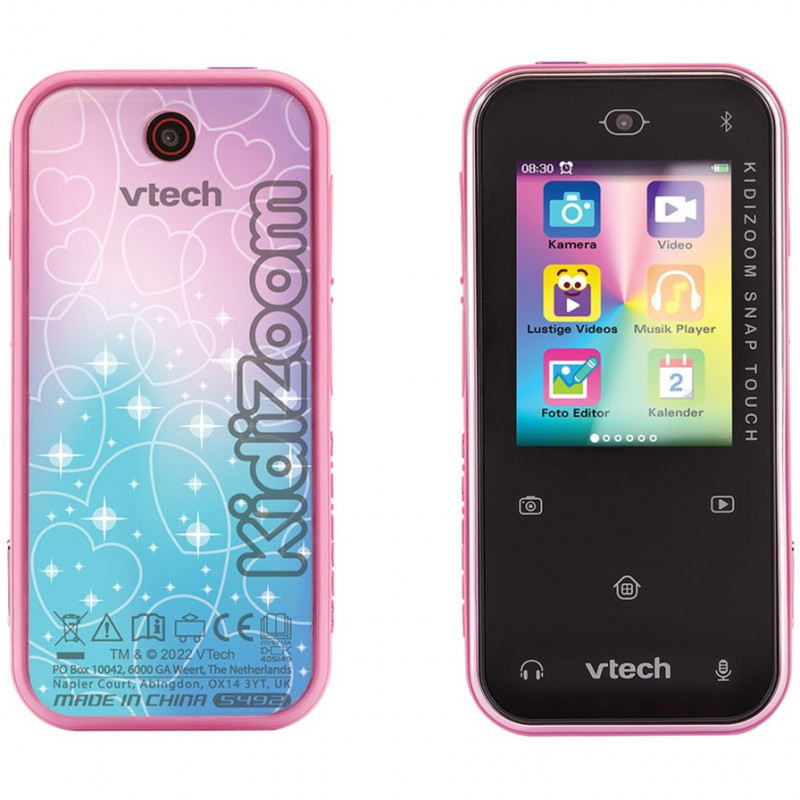 VTech KidiZoom Snap Touch 80-549254 laste digikaamera, roosa