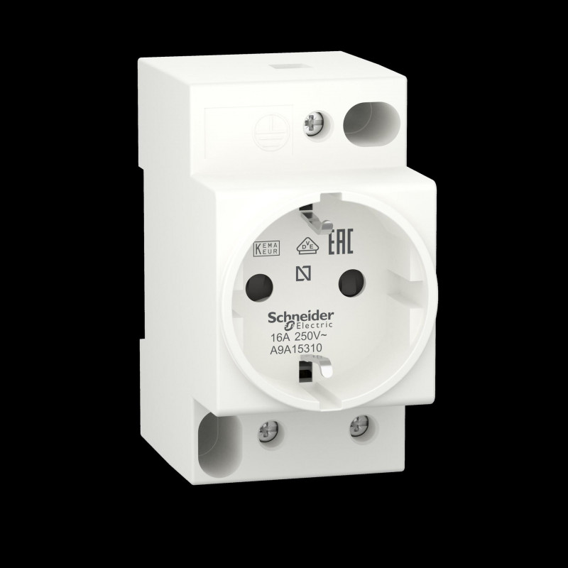 Schneider Electric A9A15310 pistikupesa, 16 A, 250 V, 2P+E, DIN 49440