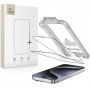Tech-Protect Quick Set+ karastatud klaas Apple iPhone 15 Pro jaoks (2 tk), must