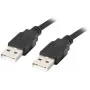 Lanberg USB-A M/M 2.0 kaabel 0,5 m, must