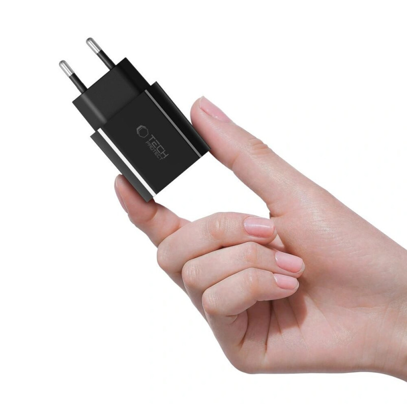 Tech-Protect NC20W USB-C seinalaadija PD 20W, must