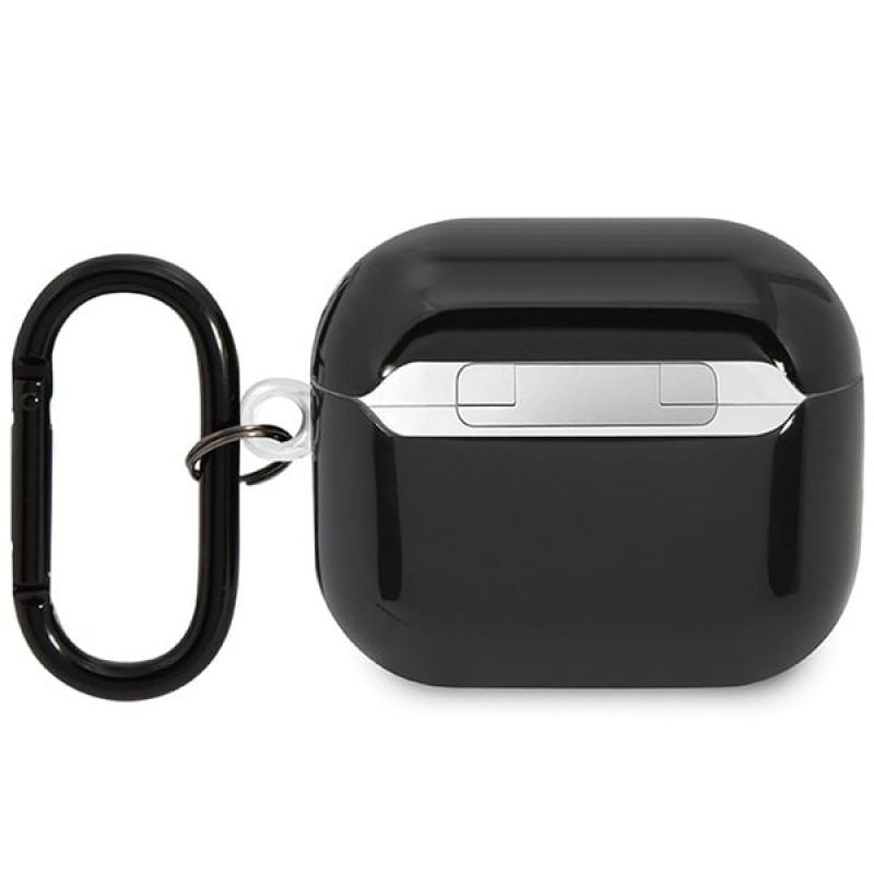 BMW BMA322SWTK mitmevärviliste joontega ümbris Apple AirPods 3-le, must