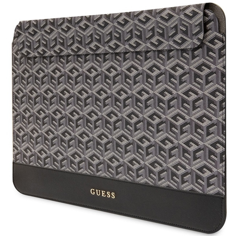 Guess GUCS16HGCFSEK GCube Stripes sülearvuti ümbris, 16 inch, must