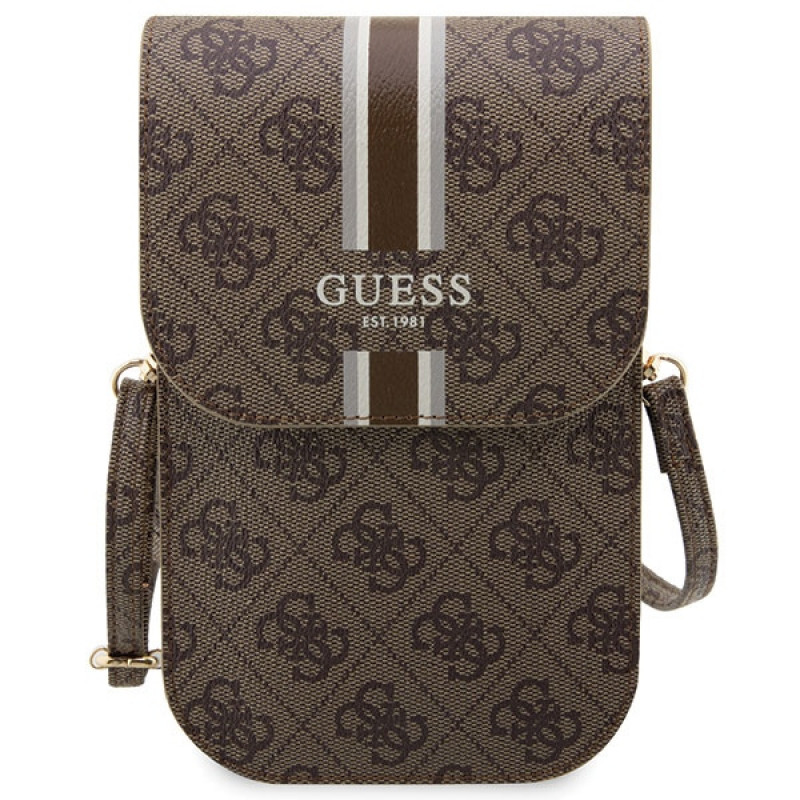 Guess GUWBP4RPSW 4G Stripes käekott, pruun