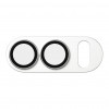 PanzerGlass Fender kaamerakaitse iPhone Duo jaoks, valge