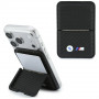 BMW M Carbon Metal Logos MagSafe rahakott, must