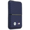 BMW M Carbon Metal Logos MagSafe rahakott, tumesinine