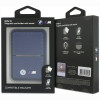 BMW M Carbon Metal Logos MagSafe rahakott, tumesinine