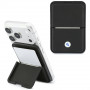 BMW Carbon Metal Logos MagSafe rahakott, must