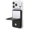 BMW Carbon Metal Logos MagSafe rahakott, must