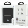 BMW Carbon Metal Logos MagSafe rahakott, must